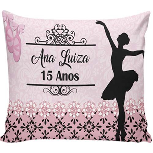 Pacote Artes Almofadas Aniversário 15 Anos Editáveis Mockup