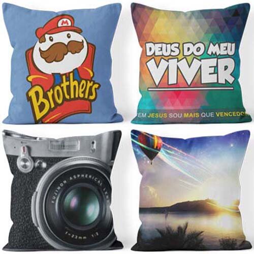 Artes Sublimação Almofadas Fronhas 800 Estampas