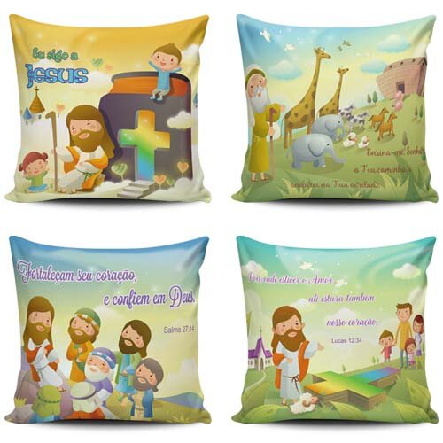 Artes Católicas Sublimação Almofadas Estampas Religiosas