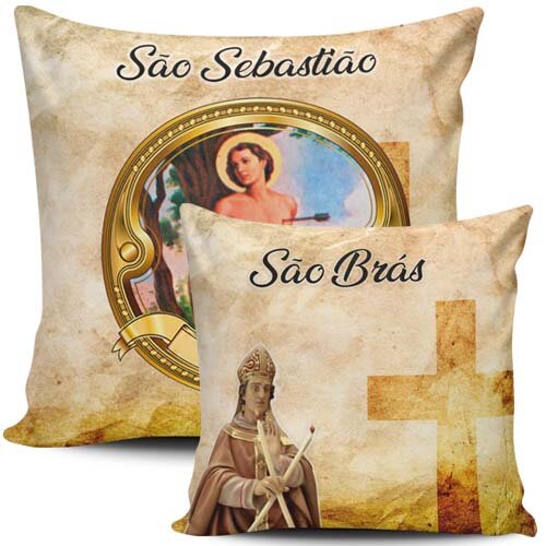 Pacote Artes Católicas Almofadas Estampas Religiosas Psd
