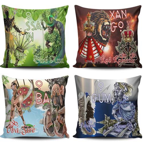 Estampas Orixás Sublimação Almofadas Artes Corel