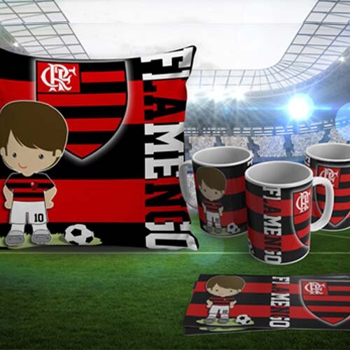 Pacote 40 Artes Times Futebol Almofadas Canecas Estampas