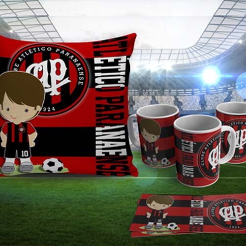 Pacote 40 Artes Times Futebol Almofadas Canecas Estampas