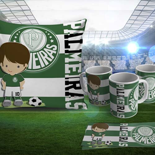 Artes Sublimação Futebol Almofadas Canecas Estampas Times