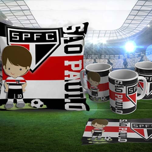 Artes Sublimação Futebol Almofadas Canecas Estampas Times