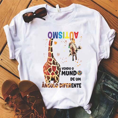 Pacote 50 Artes Estampas Camisetas Autista Autismo Editáveis