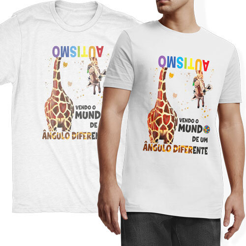 Artes Autista Autismo Sublimação Camisetas Mockups Estampas