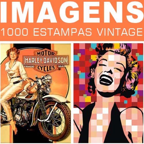 Artes Antigas Imagens Retro Estampas Sublimação Vintage