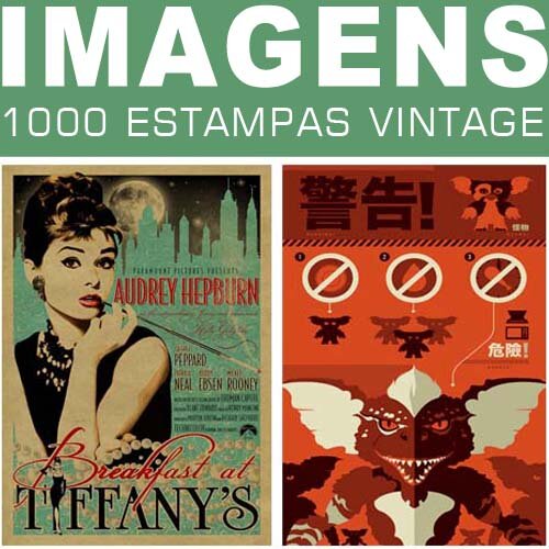 Artes Antigas Imagens Retro Estampas Sublimação Vintage