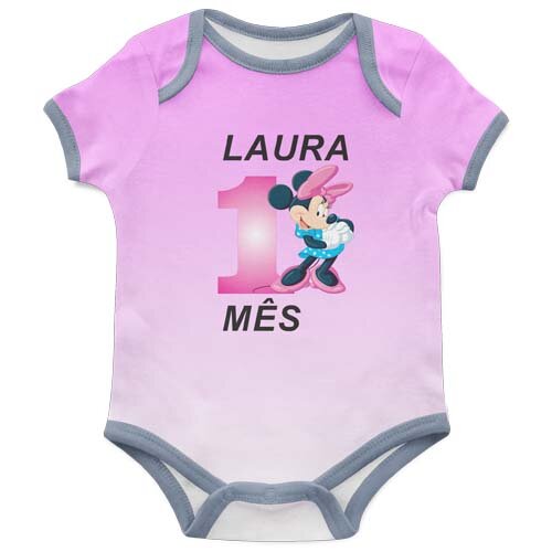 Artes Vetores Mesversário Body Baby Editáveis Sublimação