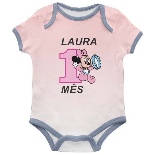 Artes Vetores Mesversário Body Baby Editáveis Sublimação