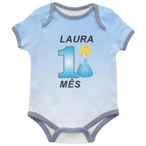 Vetores Mesversário Artes Sublimação Body Baby Editáveis