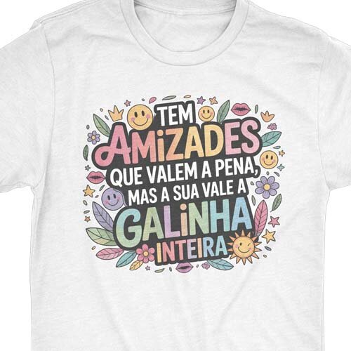 Pacote Artes Amizade Amigas Sublimação Camisetas Frases