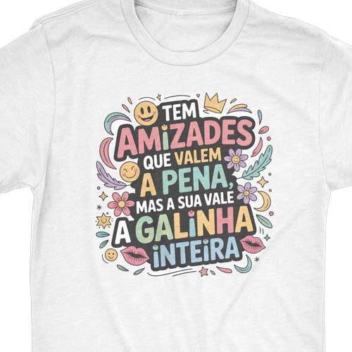 Pacote Artes Amizade Amigas Sublimação Camisetas Frases