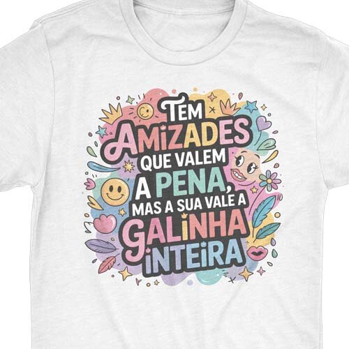 Pacote Artes Amizade Amigas Sublimação Camisetas Frases