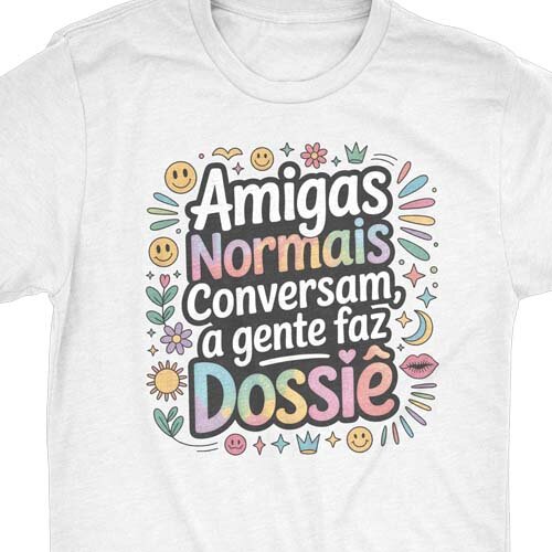 Pack Dia da Amizade Sublimação Camisetas Frases Amigos