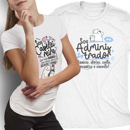 Estampas Florks Artes Sublimação Camisetas Profissões Mockup