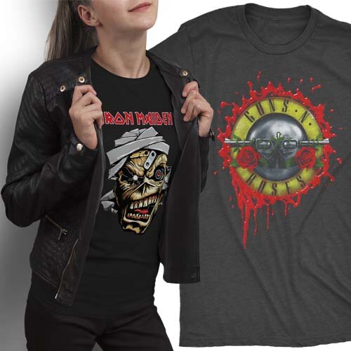 Pacote Artes Bandas de Rock Estampas Camisetas Sublimação