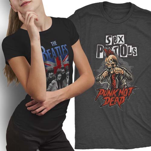 Pacote Artes Bandas de Rock Estampas Camisetas Sublimação