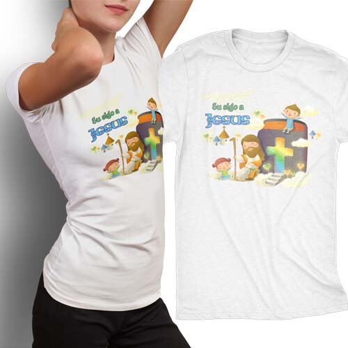 Artes Católicas Sublimação Camisetas Estampas Religiosas