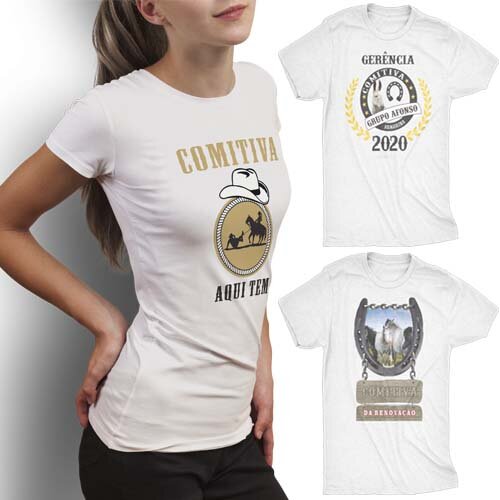 Estampas Cavalgada Cavalos Sublimação Camisetas