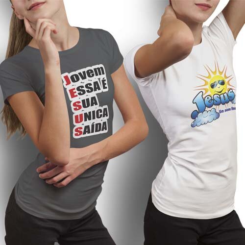 Pacote Artes Camisetas Gospel Evangélicas Sublimação Corel