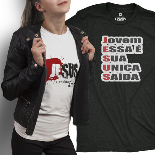 Estampas Camisetas Gospel Evangélicas Sublimação Editáveis
