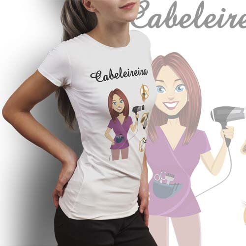 Artes Sublimação Camisetas Profissões Vetores Corel Png