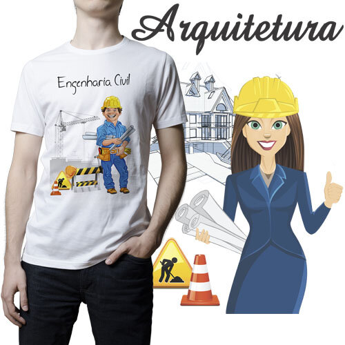 Estampas Camisetas Profissões Vetores Artes Sublimação