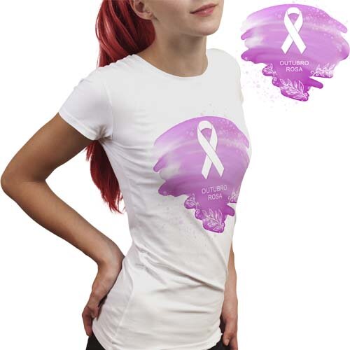 Estampas Vetores Outubro Rosa Artes Sublimação