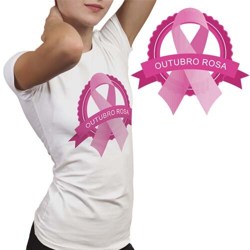 Artes Outubro Rosa Vetores Sublimação Camisetas Estampas Cdr