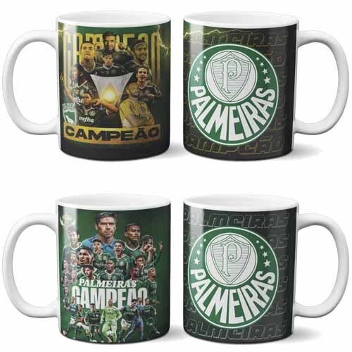 Estampas Palmeiras Campeão Libertadores Brasileirão Artes