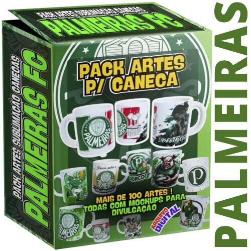 Pacote Artes Palmeiras Libertadores Brasileirão 100 Estampas