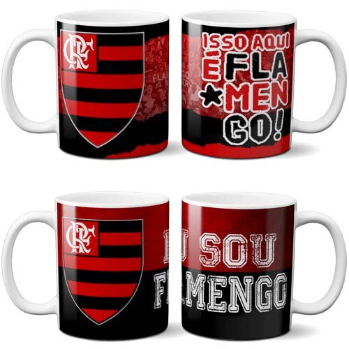 Pack Artes Sublimação Canecas Flamengo Campeão Mockups