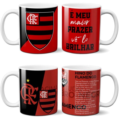 Pacote Artes Flamengo Campeão Sublimação Canecas Mockups