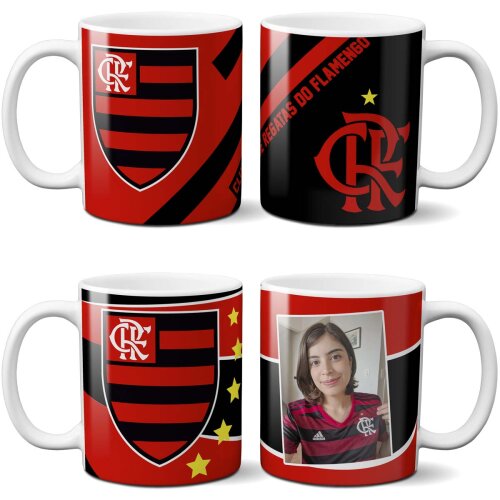 Pacote Artes Flamengo Campeão Sublimação Canecas Mockups