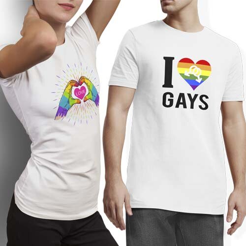 Pack 50 Artes Lgbt Orgulho Gay Editáveis Sublimação Camiseta