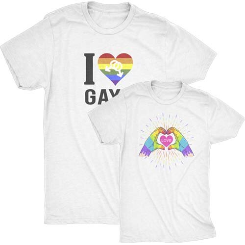 Pacote 50 Artes Camisetas Lgbt Orgulho Gay Editáveis Mockups