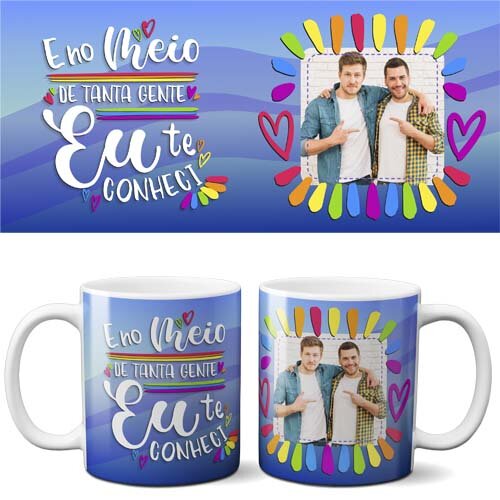 Estampas Canecas Lgbt Orgulho Gay Sublimação Mockups