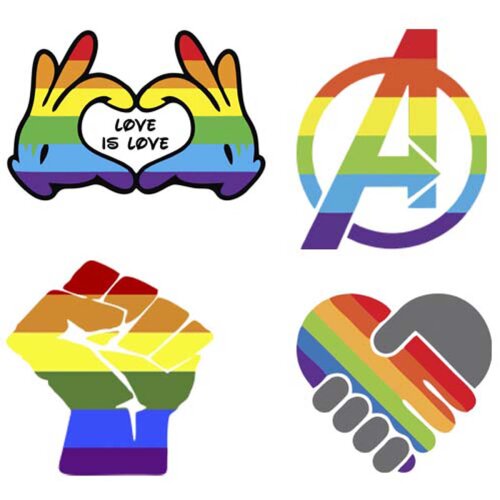 Vetores Lgbt Orgulho Gay Editáveis Artes Sublimação