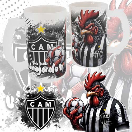 Pacote Artes Canecas Chopp Times Futebol Mascotes Sublimação