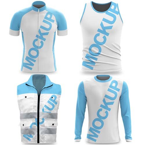 Kit Digital Mockups Editáveis Corel Apresentação Camisetas