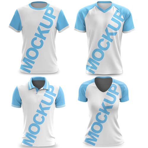 Pack 70 Mockups Camisetas Editáveis Corel Sublimação Artes