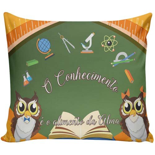 Estampas Matérias Escolares Sublimação Almofadas Professores