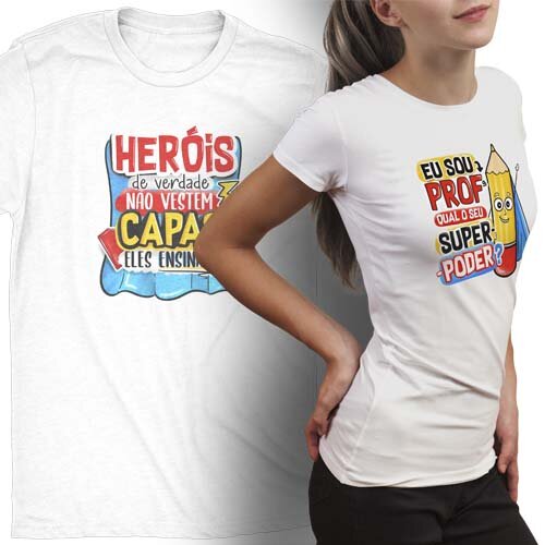 Artes Dia dos Professores Sublimação Camisetas Mockups Png