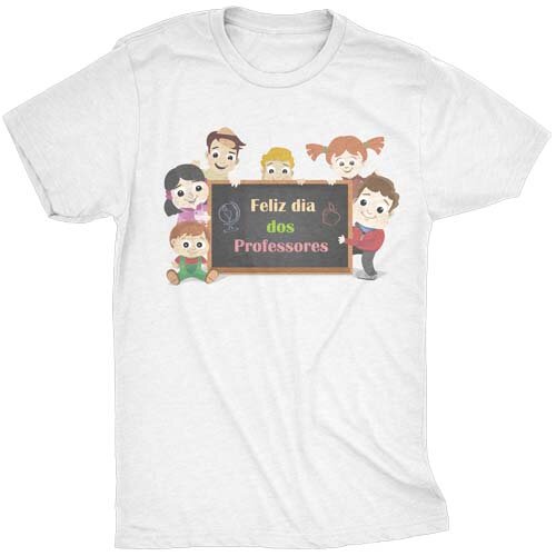 Estampas Camisetas Dia dos Professores Editáveis Mockups