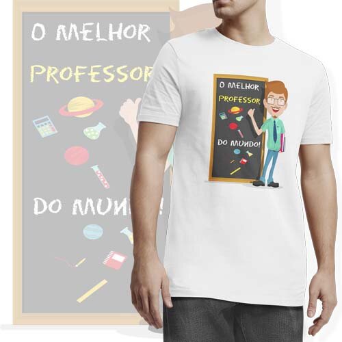 Pacote 50 Artes Professores Mockups Sublimação Camisetas