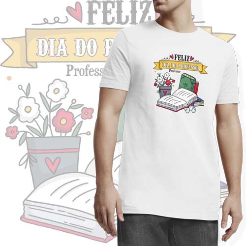 Pacote 50 Artes Professores Mockups Sublimação Camisetas