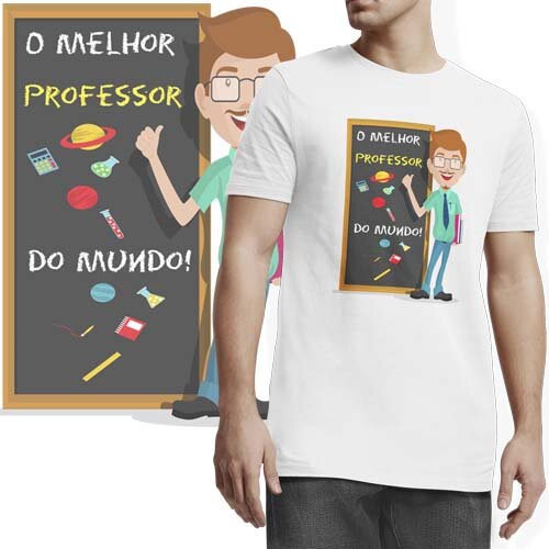 Estampas Camisetas Professores 50 Artes Sublimação Mockups