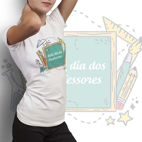 Estampas Camisetas Professores 50 Artes Sublimação Mockups